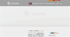 Desktop Screenshot of masterconsulting.es